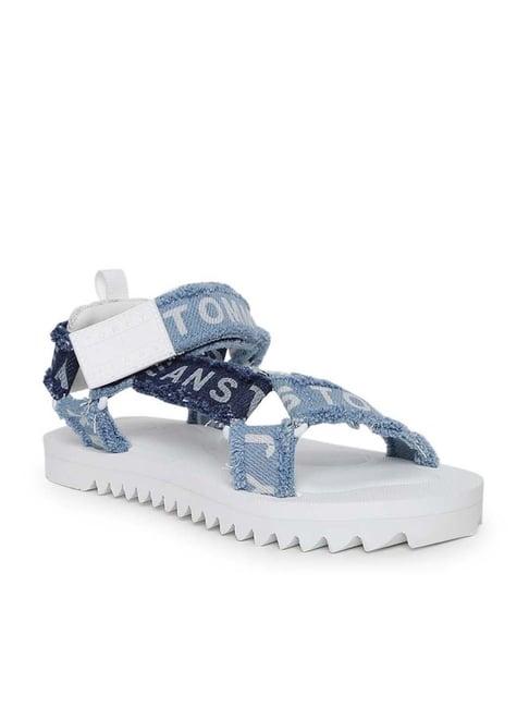 tommy hilfiger women's denim floater sandals