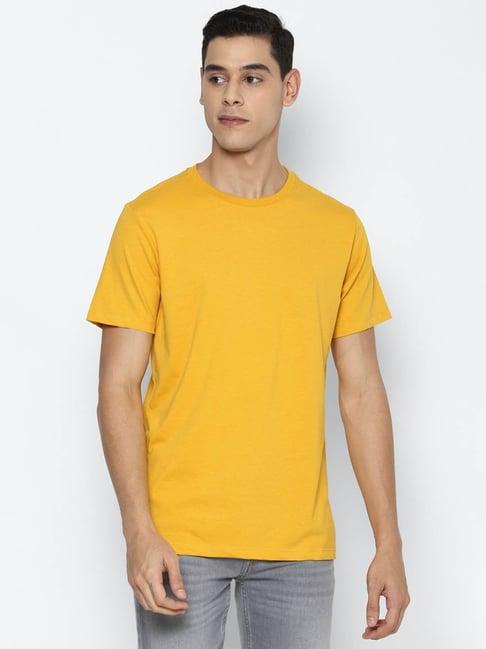 forever 21 gold cotton regular fit t-shirt