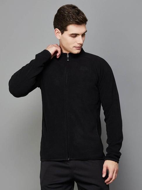 kappa black regular fit jacket