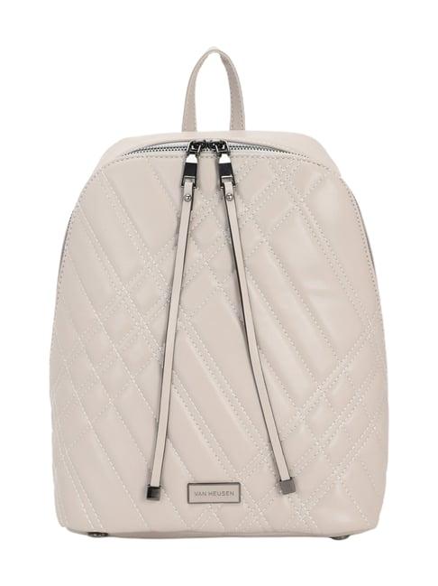 van heusen grey textured backpack