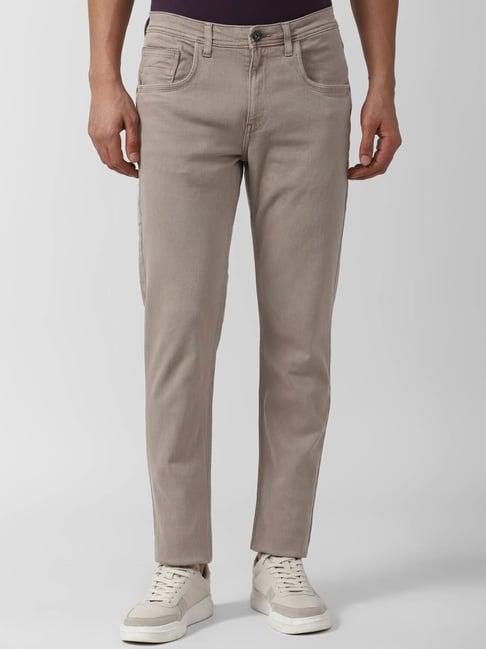 v dot beige skinny fit jeans