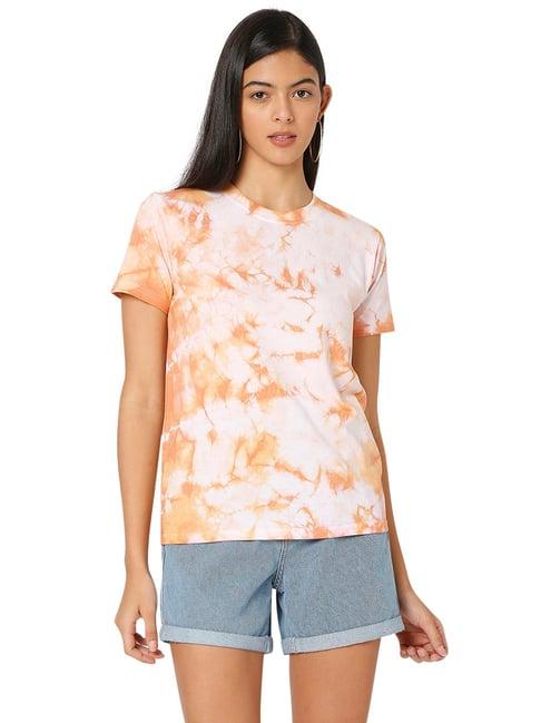 smarty pants yellow tie - dye t-shirt