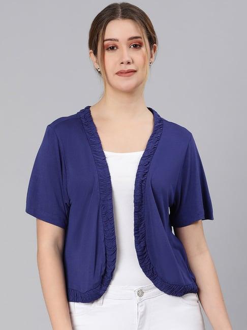 oxolloxo blue regular fit shrug