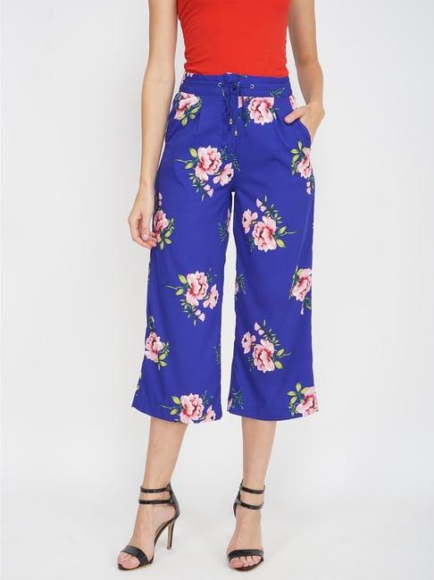 oxolloxo multi floral print high rise pants