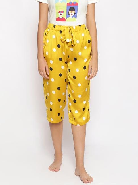 oxolloxo multicolor polka dot mid rise nightwear culottes