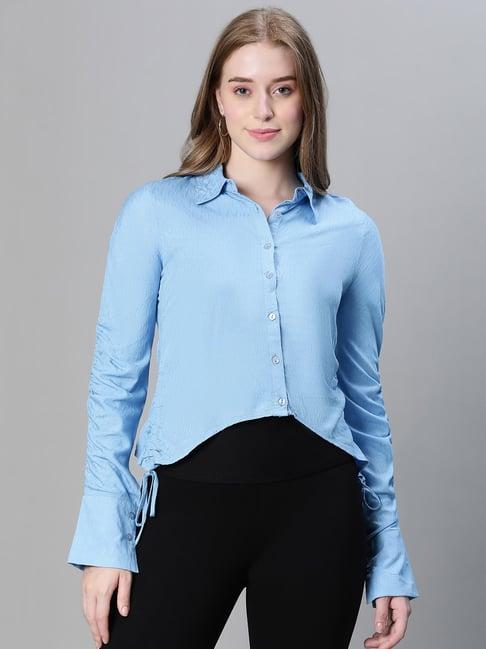 oxolloxo blue regular fit shirt