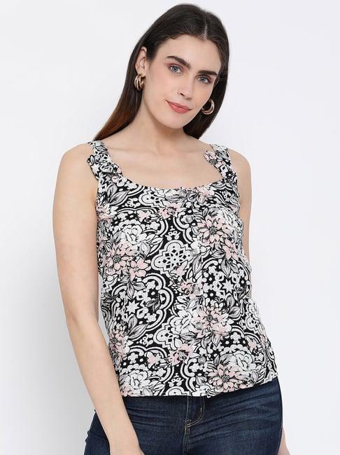 oxolloxo black & white printed top