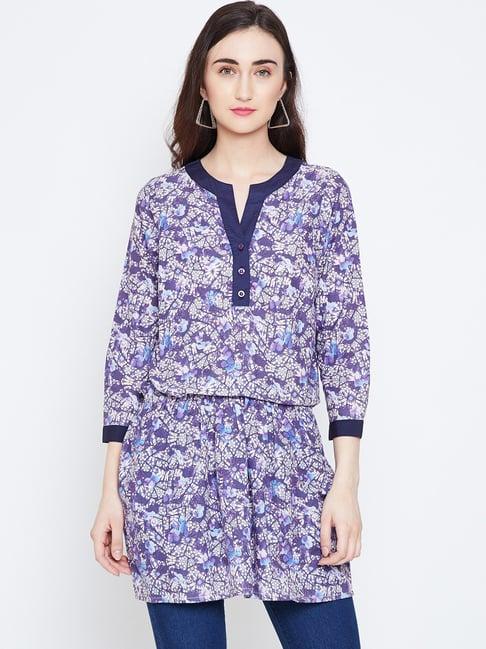 oxolloxo multicolor floral print tunic