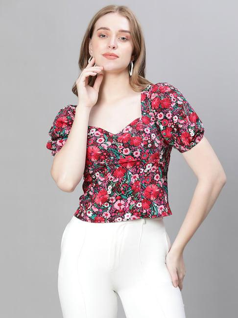 oxolloxo red floral print top