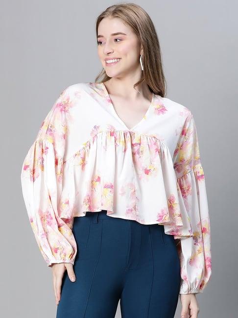 oxolloxo multicolor floral print top