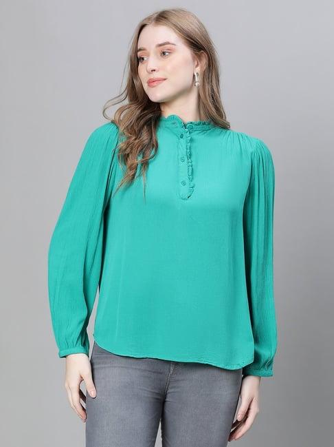 oxolloxo green regular fit top