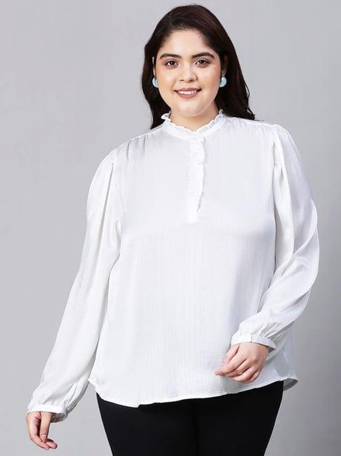 oxolloxo white relaxed fit top