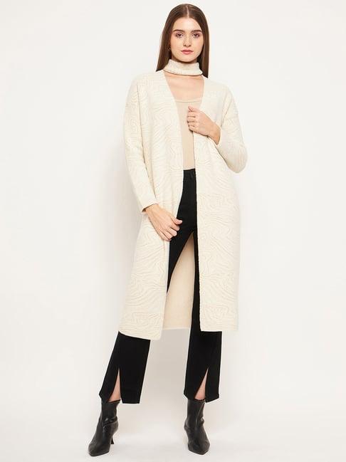 madame beige regular fit long shrug