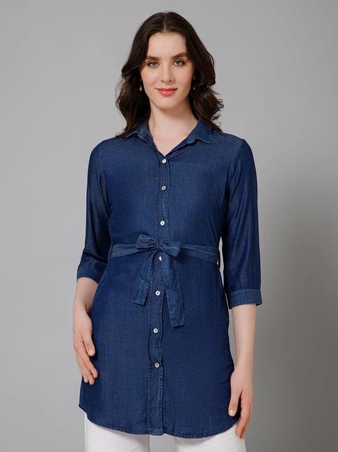 cantabil dark blue tunic