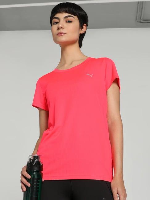 puma coral self pattern sports t-shirt