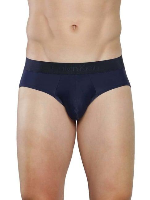 calvin klein blue shadow relaxed fit logo printed briefs