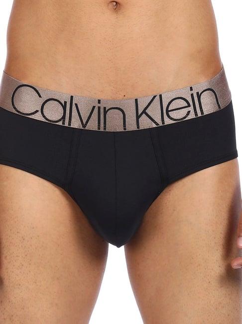 calvin klein black regular fit briefs