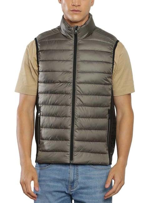 calvin klein jeans gunmetal regular fit quilted gilet