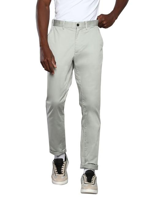 calvin klein jeans grey cotton slim fit chinos