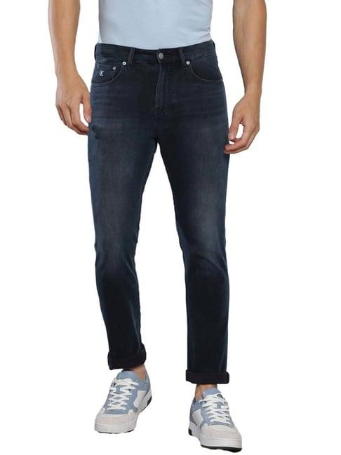 calvin klein jeans blue black skinny fit jeans