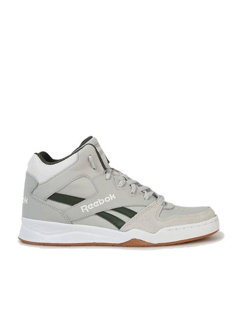 reebok men's bb 4500 hi 2 grey ankle high sneakers