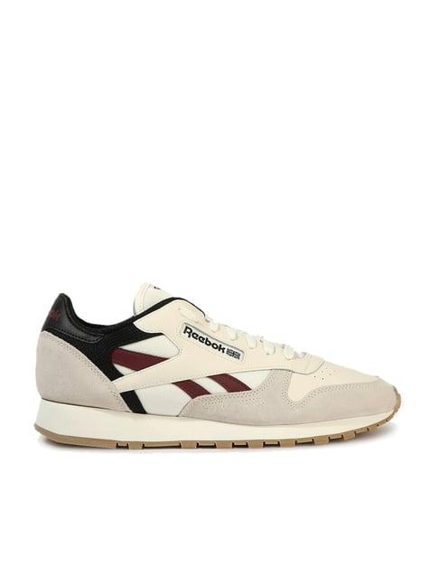 reebok men's classic cream running shoes