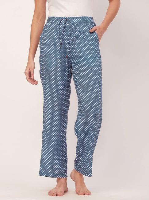 moomaya light blue polka dot pyjamas