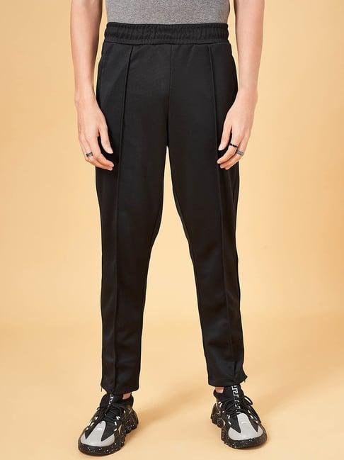 street 808 by pantaloons black regular fit trackpants