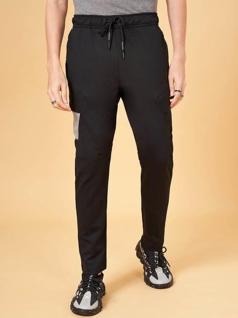 street 808 by pantaloons black regular fit trackpants