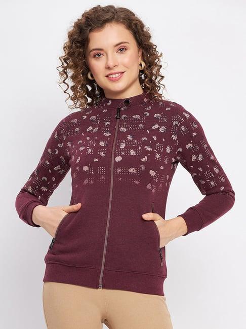 duke maroon printed sweatshirt