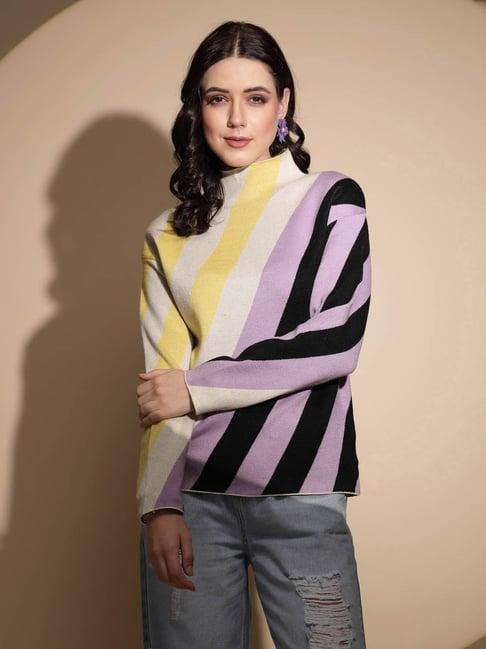 global republic multicolor striped pullover