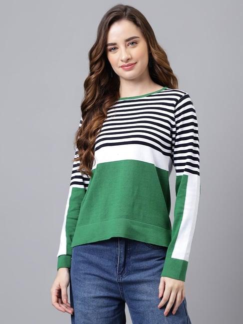 latin quarters multicolor striped sweater