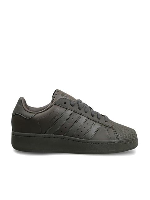 adidas originals men's superstar xlg charcoal grey casual sneakers