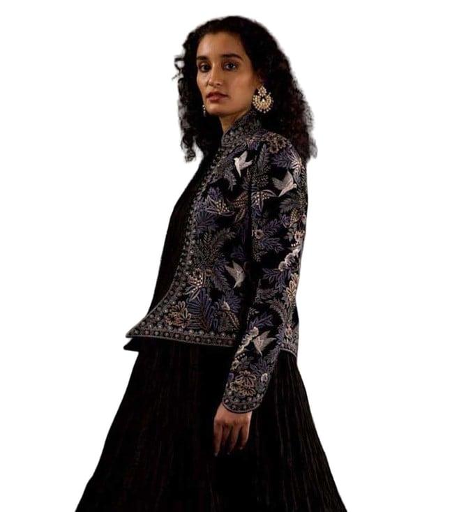 rohit bal embroidered short jacket