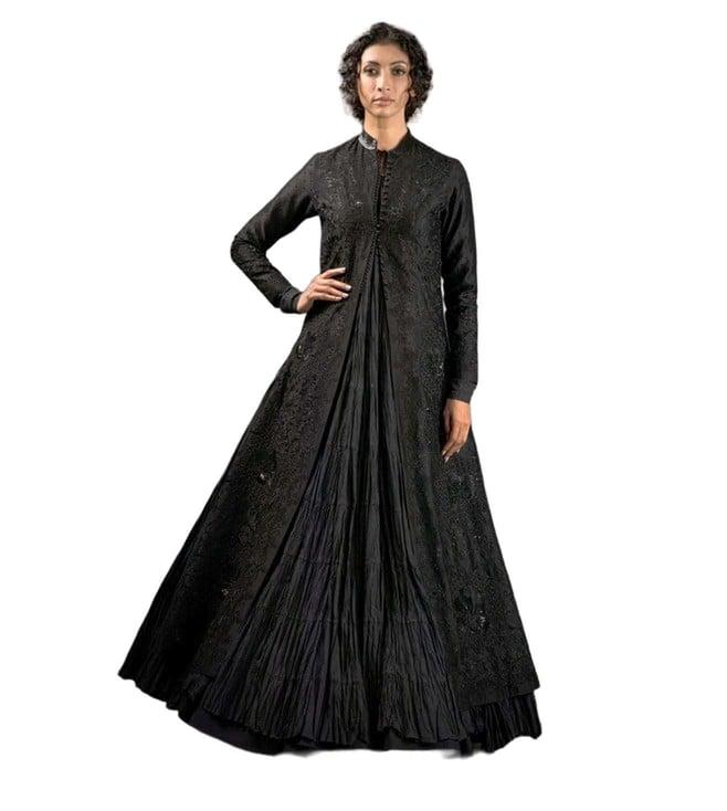 rohit bal embroidered long jacket