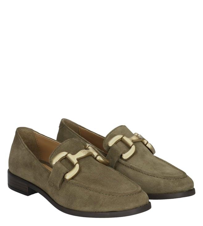 bagatt women's rosalie dark green loafers