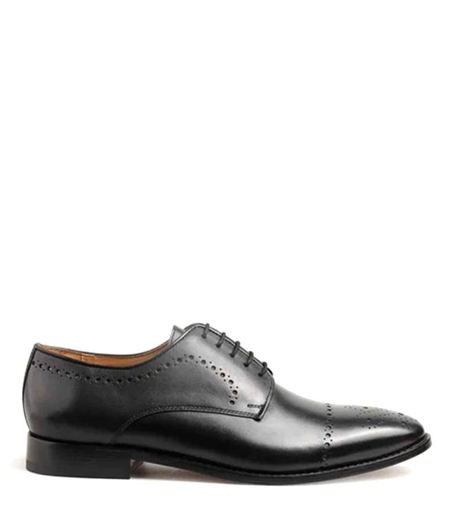 rawls men's marshall black derby shoes