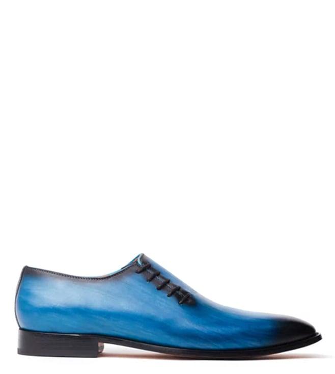 rawls men's henry blue patina oxford shoes