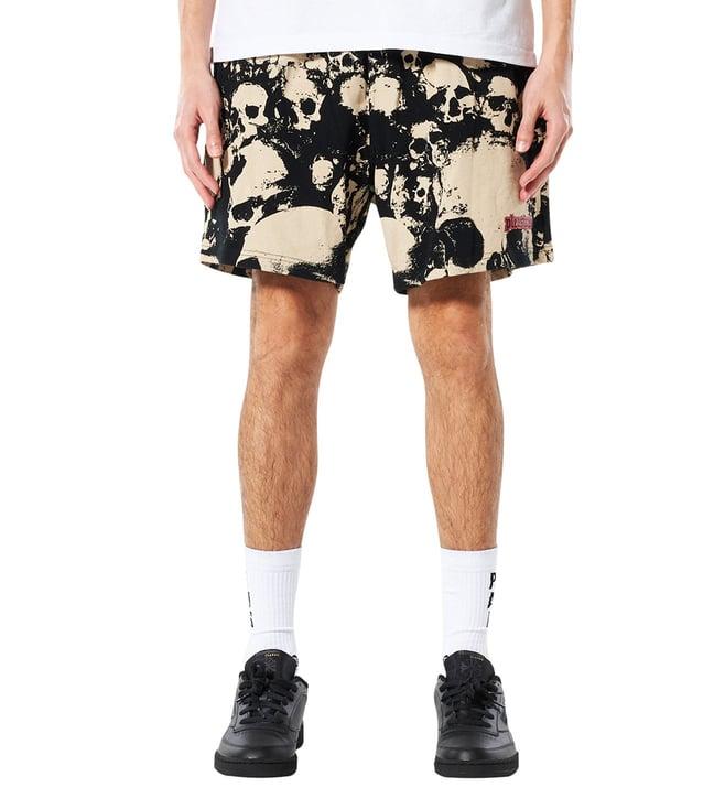 pleasures x capsul multicolor despair printed relaxed fit shorts