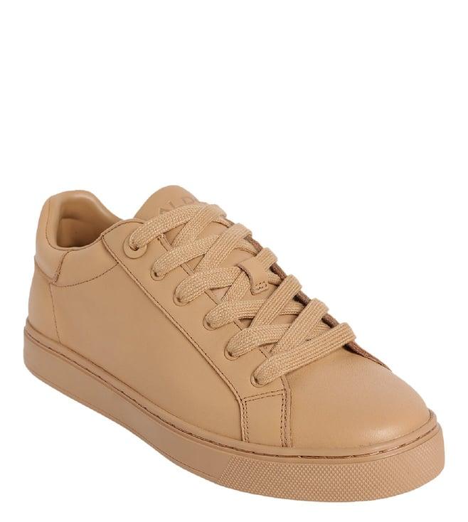 aldo women's woolly251 beige sneakers