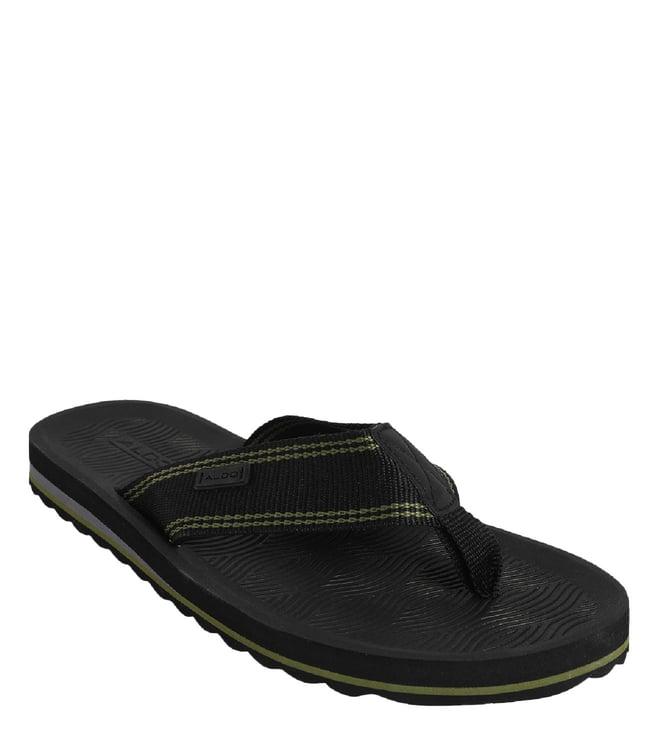 aldo men's burges001 black thong sandals