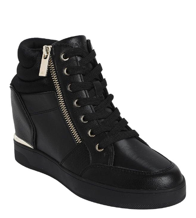 aldo women's ereliclya004 black sneakers