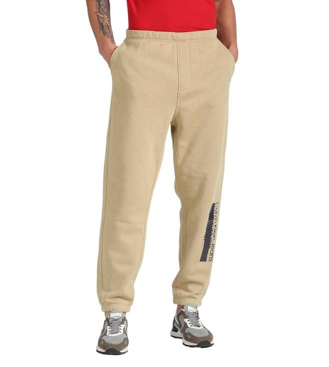 calvin klein travertine printed relaxed fit joggers