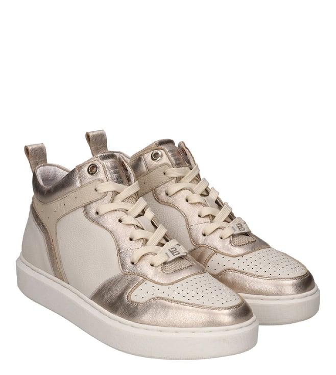 bagatt women's gina gold high top sneakers