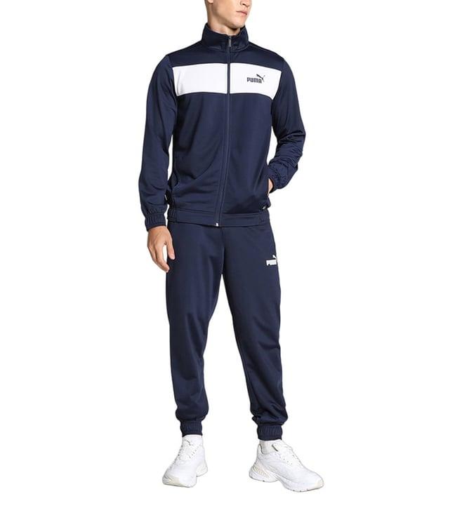 puma blue classic regular fit tracksuits