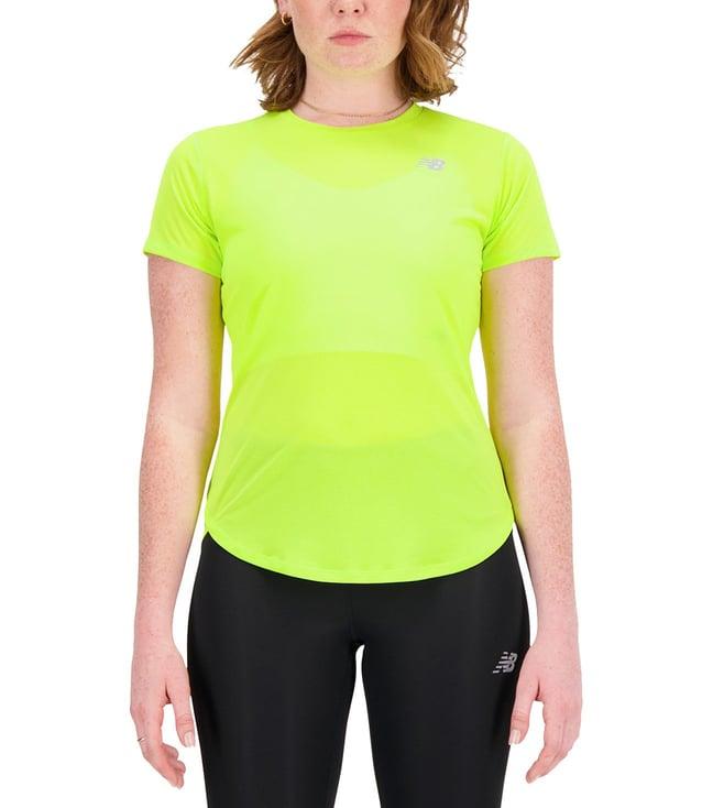 new balance neon green regular fit t-shirt