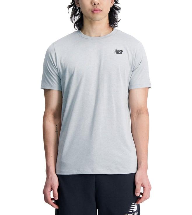 new balance athletic grey regular fit t-shirt