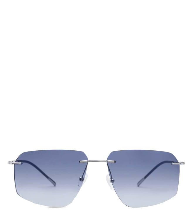 bolon bv1026a97 blue rectangular sunglasses for men