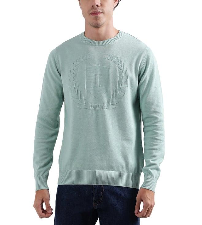 iconic mint regular fit sweater