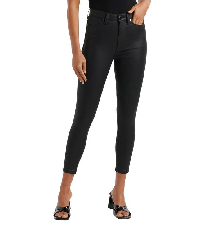 forever new black slim fit high rise jeans